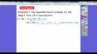 Multiply Using Expanded Form  Lesson 26 [upl. by Aihsekat]