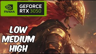 RTX 3050 4GB Elden Ring  Low Medium High Settings  Gameplay Tested [upl. by Darreg]