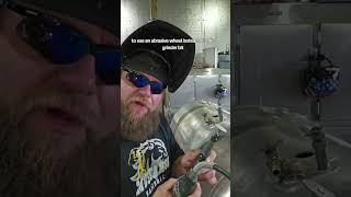 Use A Variable Speed Tool When Prepping Aluminum For Welding foryoupage weldin [upl. by Tray]