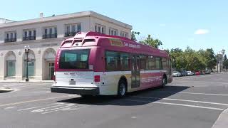 San Joaquin RTD  Proterra Catalyst BE40 Route 47 16410 [upl. by Aryahay]