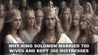 A MAN WITH 700 WIVES AND 300 MISTRESSES KING SOLOMON How Solomon Manage His Women Bible Explained [upl. by Zetram]