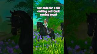 NEW CODE for an entire clothing set  upcoming medieval festival🐴🏰 824 sso starstable [upl. by Carmel434]