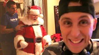 WE CAUGHT SANTA My New Prank Behind the Scenes [upl. by Teirtza]