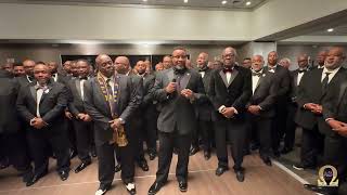 Omega Psi Phi Fraternity Inc Alpha Phi Chapter  Sweetheart Song Christmas Gala 2023 [upl. by Dix]