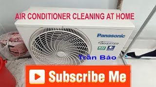 Panasonic air conditioner cleaning service [upl. by Attenreb]