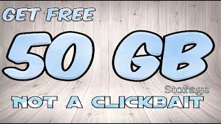 Get free 50GB  Free 50GB Cloud Storage  Not a Clickbait [upl. by Airbma]