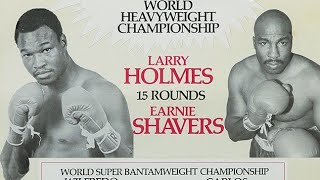 Larry Holmes Vs Earnie Shavers II HIGHLIGHTS HD 60 FPS  September 29 1979 [upl. by Arimahs]