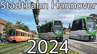 Trams  Stadtbahn Hannover 2024 DE HD [upl. by Enyale]