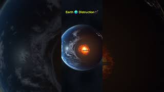 Earth 🌍 Distruction 💣 earth shorts [upl. by Ariahay325]