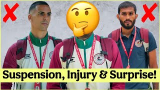 Surprise in Mohun Bagan 🙆 Subhasish amp Alberto is Out ❌ Saul Crespo Injured in East Bengal Practice [upl. by Grantland]