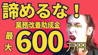 業務改善助成金活用をあきらめている事業所様も活用できるようになります！ [upl. by Creight]