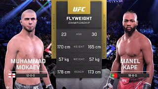 Muhammad Mokaev vs Manel Kape Full Fight  UFC Fight Night [upl. by Weywadt]