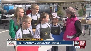 Positively Tampa Bay Lakeland Pigfest  Kids Rule [upl. by Hulbig]