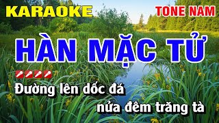 Karaoke Hàn Mặc Tử Tone Nam Nhạc Sống  Nguyễn Linh [upl. by Keithley76]