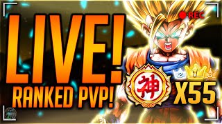 LL SSJ2 GOHAN ZENKAI 55x GOD RANKED PvP PLAYER Dragon Ball Legends [upl. by Annahoj995]