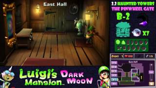 Luigis Mansion Dark Moon Walkthrough  22  The Pinwheel Gate B2 [upl. by Nelle]