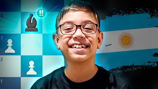 Faustino Oro 10 AÑOS y HACE la JUGADA del AÑO en el MUNDIAL [upl. by Grinnell715]