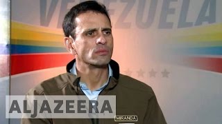 Talk to Al Jazeera  Henrique Capriles Venezuela is not all about Maduro [upl. by Eednim]