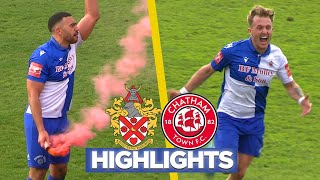 CHAMPIONS  Hornchurch v Chatham Town Highlights amp Post Match Reaction [upl. by Ilil]