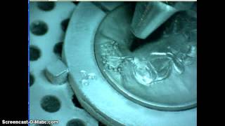 Hobo Nickel Texturing Using An Air Eraser mini sand blaster [upl. by Lleksah]