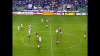 Zidane Volley 40 yards out with weaker foot Bordeaux [upl. by Bergin]