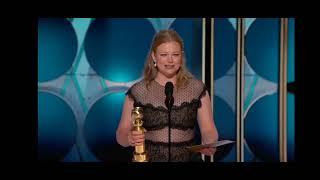 Sarah Snook wins Golden Globe [upl. by Bennir]