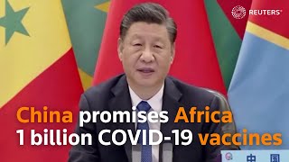 China promises Africa 1 billion COVID19 vaccines [upl. by Yblok]