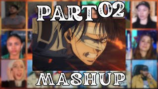 Attack on Titan Final Season Part 02 Reaction Mashup [upl. by Xyno]