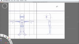 How To Draw Character Model Sheets in Sketchbook Pro [upl. by Adelina]