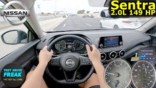 2024 Nissan Sentra S 20 149 HP 🚗 Highway POV Drive with Real World Fuel Consumption [upl. by Alih]