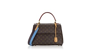 Louis Vuitton Monogram Cluny MM Blue Glacial [upl. by Adelina]