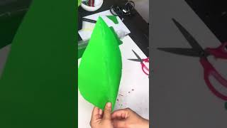 Hoja con papel crespón sin molde diycrafts flores manualidades diy 5minutecrafts [upl. by Dlanigger843]