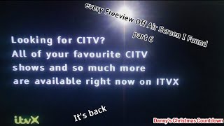 Every Freeview Off Air Screen I Found Part 6  Dannys Christmas Countdown 2024 [upl. by Chiang]