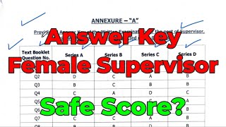 Answer Key Supervisor Exam [upl. by Pedersen]