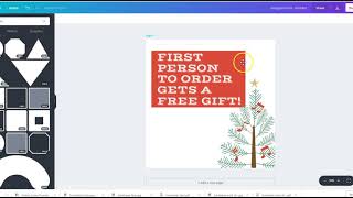 Canva Tutorial first person to order graphic [upl. by Johansen]