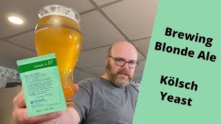 Brewing an American Blonde Ale with Fermentis K97 Yeast [upl. by Aihsotal571]