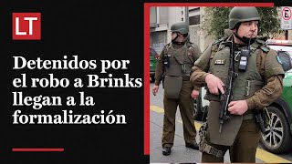 Robo a Brinks así fue la llegada de los detenidos a la formalización en Rancagua [upl. by Wat258]