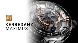 Largest watch tourbillon  Kerbedanz Maximus [upl. by Jea]