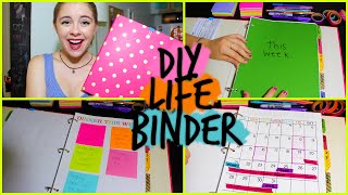 DIY Life Binder Organize your Calendar Work School MORE [upl. by Hetti]