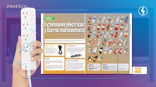 Extensiones eléctricas y Barras multicontacto  Estudio de Calidad  Profeco [upl. by Rauscher]