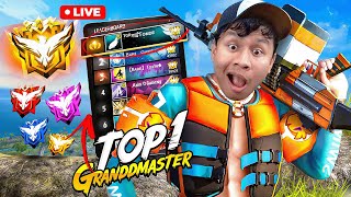 Top 1 Grandmaster Live Push with V Badge Youtubers ✌ freefire live tondegamer [upl. by Blossom]