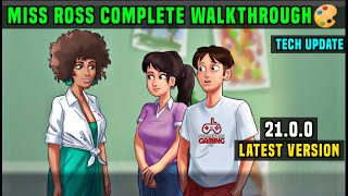 MISS ROSS STORYLINE FULL WALKTHROUGH  SUMMERTIME SAGA 2100 LATEST TECH UPDATE ALL MISSIONS [upl. by Icnan143]