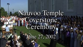 Nauvoo LDS Temple Coverstone Ceremony [upl. by Eleonora651]