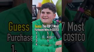 BIG JUSTICE Guesses The TOP 7 Most Purchased Costco Items shorts costco bigjustice therizzler [upl. by Anilesor]