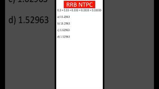 Decimal Addition trick  Mathematical aptitude  Competitive exams PYQ maths shorts [upl. by Nirroc508]