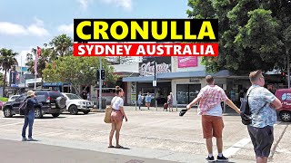 CRONULLA City Centre SYDNEY Australia Walking Tour [upl. by Acenes]