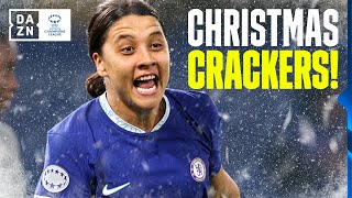 Celebrate Christmas With Seven Minutes Of UWCL Crackers 🎄 [upl. by Bilac973]