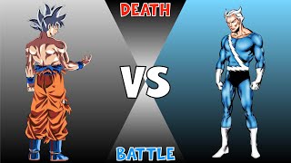 MUI Goku vs Quicksilver  Death Battle [upl. by Fotzsyzrk327]