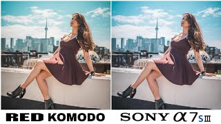 RED Komodo 6K VS Sony a7S III CAMERA COMPARISON  6K RED Komodo [upl. by Anileme522]