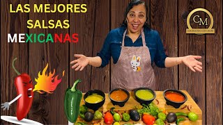 quot¡Receta De 4 Salsas Mexicanas que Haran tus tacos Irresistibles 🌮🔥🤤 [upl. by Sergent]